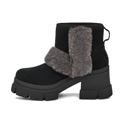 (W) UGG Brooklyn Sunburst Heeled Boot Black