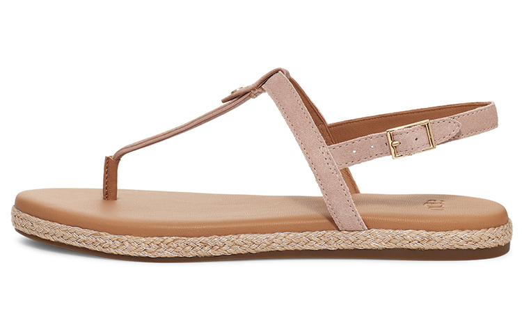 (Women) UGG Brylee 'Rose Gold Comfort Leather Thong Sandals' 1132833-RGMT