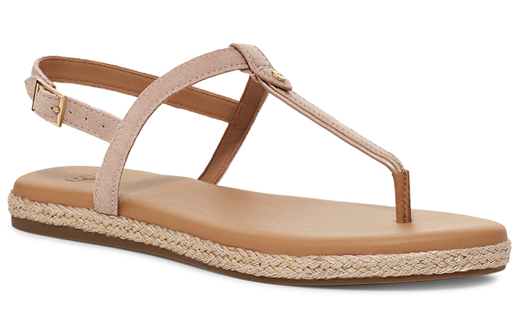 Lookbook (W) UGG Brylee ''Rose Gouden Comfort Leren Teenslippers'' 1132833-RGMT