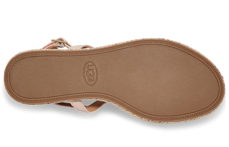 Details for (W) UGG Brylee ''Rose Gouden Comfort Leren Teenslippers'' 1132833-RGMT