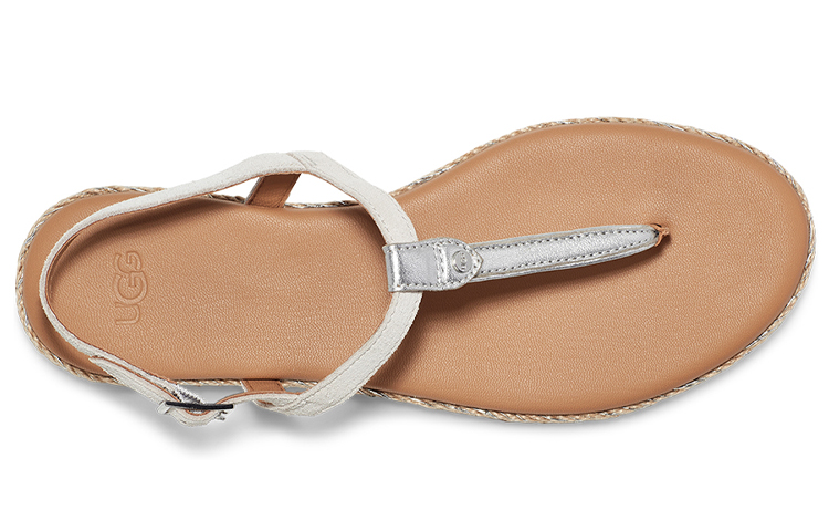Purchase (W) UGG ブライリー Tストラップ (シルバー) 1132833-SLVM