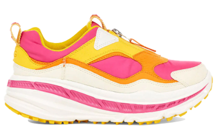 (W) UGG CA805 Zip Thick Sole Sports Shoe Pink Yellow 圖 2