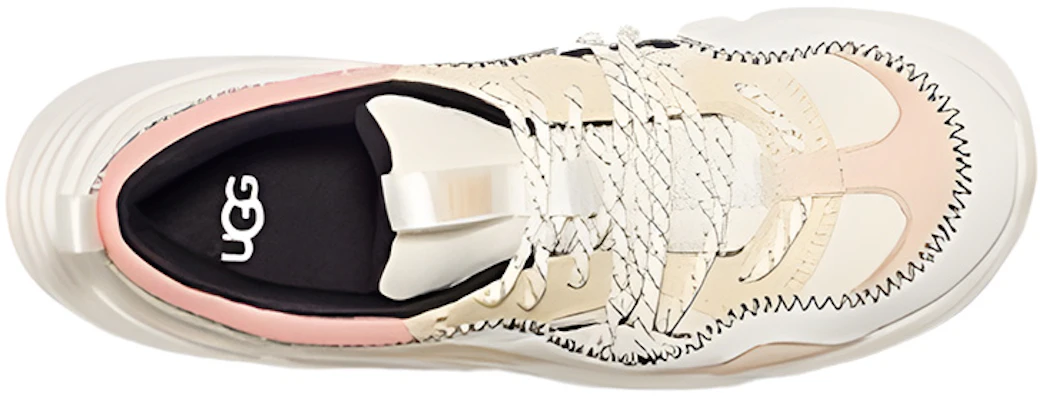 (W) UGGカレレース 白ベージュピンク 1125021-WHM Lookbook (W) UGGカレレース 白ベージュピンク 1125021-WHM