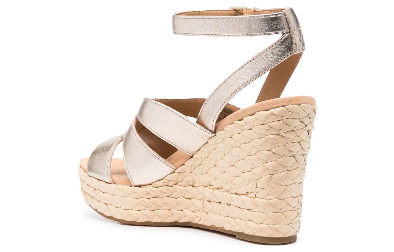 (W) UGG Careena 'Sleek Fashion Sandals Gold' 圖 3