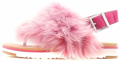 (Women) UGG Casual Comfort Fashion Sandal 'First Layer Cowhide Pink' 1092261-CRS (Women) UGG Casual Comfort Fashion Sandal 'First Layer Cowhide Pink' 1092261-CRS