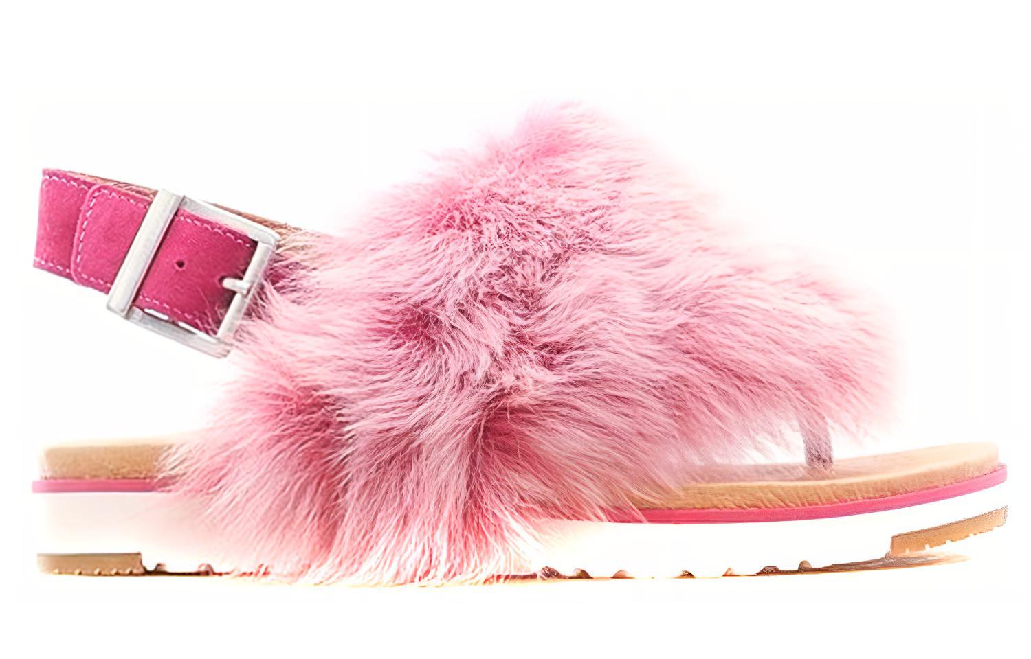 Order UGG 頂層牛皮 休閒舒適 時尚涼鞋 女款 粉紅色