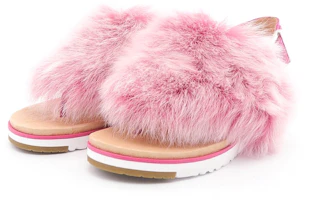 Shop UGG 頂層牛皮 休閒舒適 時尚涼鞋 女款 粉紅色