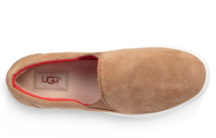Lookbook UGG 舒適耐磨 時尚悠閒板鞋 女款 栗色