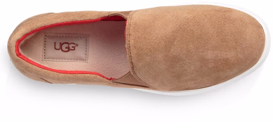 UGG 舒適耐磨 時尚悠閒板鞋 女款 栗色 Lookbook UGG 舒適耐磨 時尚悠閒板鞋 女款 栗色