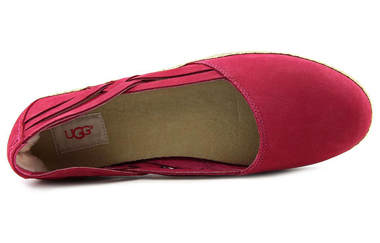Lookbook UGG 休閒低幫平底鞋 女款 玫紅