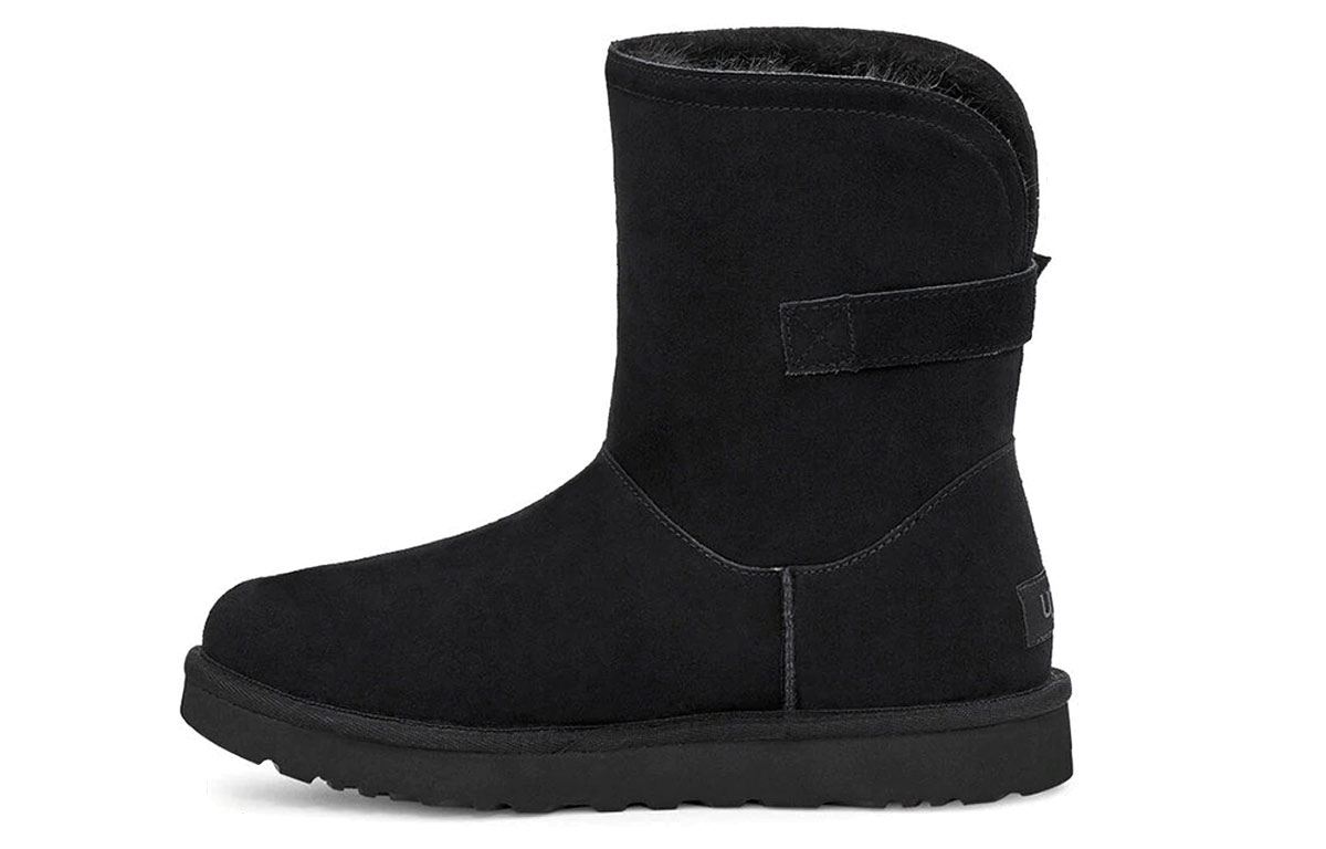 (Women) UGG Chantel Side Buckle Snow Boots Black 1119151-BLK