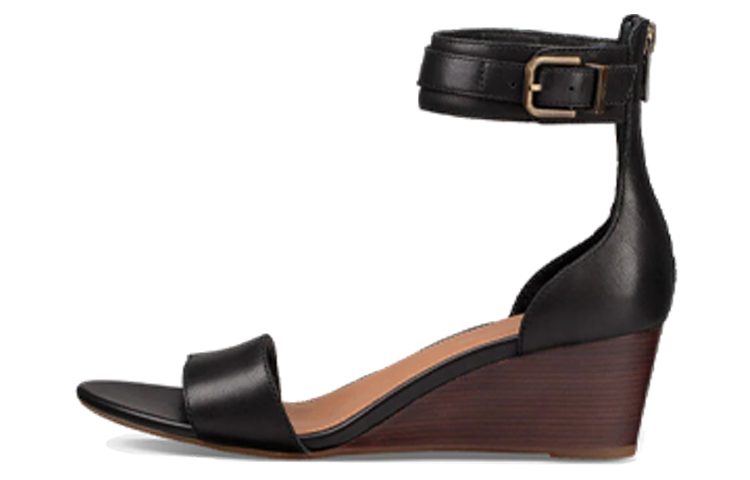 (W) UGG Char Black Sandals 'Black'