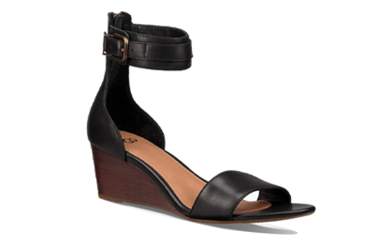 (W) UGG Char Black Sandals 'Black' 圖 3