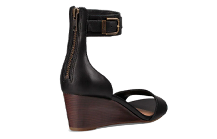 (W) UGG Char Black Sandals 'Black' 圖 5