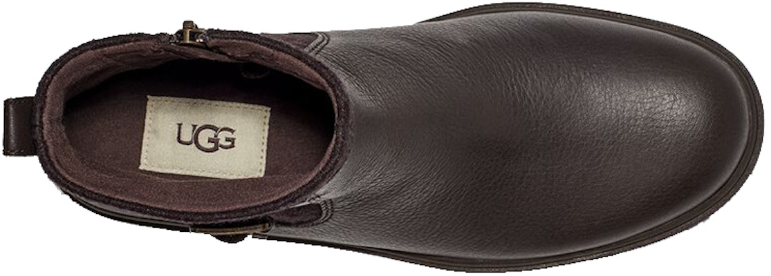 (Women) UGG Chelsea Boot 'Coffee Brown Leather Buckle with Zip' 1120775-SLTH Shop (Women) UGG Chelsea Boot 'Coffee Brown Leather Buckle with Zip' 1120775-SLTH