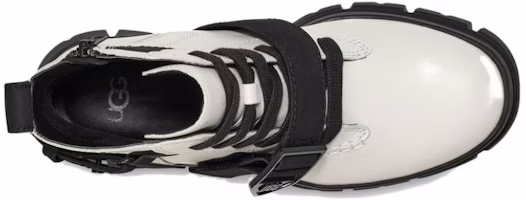 UGG 皮革 時尚通勤 中筒 切爾西靴 女款 白色 Shop UGG 皮革 時尚通勤 中筒 切爾西靴 女款 白色