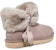 (W) UGG Cinched Fur Mini But Salji Kelabu 1106909-OYS