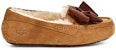(Women) UGG Clara Glam Bow Stay Warm Cozy Athleisure Casual Sports Shoe Brown 1103131-CHE