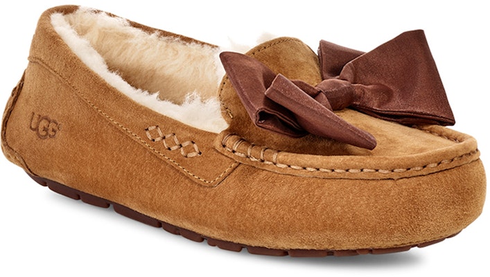 UGG Clara Glam Bow 保暖舒適 懶人運動休閒鞋 女款 栗子棕色 Lookbook UGG Clara Glam Bow 保暖舒適 懶人運動休閒鞋 女款 栗子棕色