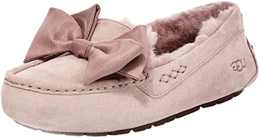 Lookbook UGG Clara Glam Bow 保暖舒適 一腳踏懶人運動休閒鞋 女款 粉色