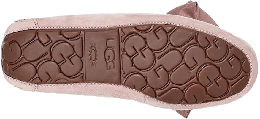 (Women) UGG Clara Glam Bow Slip on Pink 1103131-DUS Details for (Women) UGG Clara Glam Bow Slip on Pink 1103131-DUS