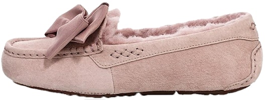 (Women) UGG Clara Glam Bow Slip on Pink 1103131-DUS (Women) UGG Clara Glam Bow Slip on Pink 1103131-DUS