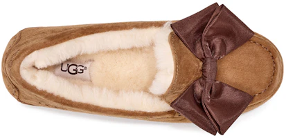 Purchase UGG Clara Glam Bow 保暖舒適 懶人運動休閒鞋 女款 栗子棕色