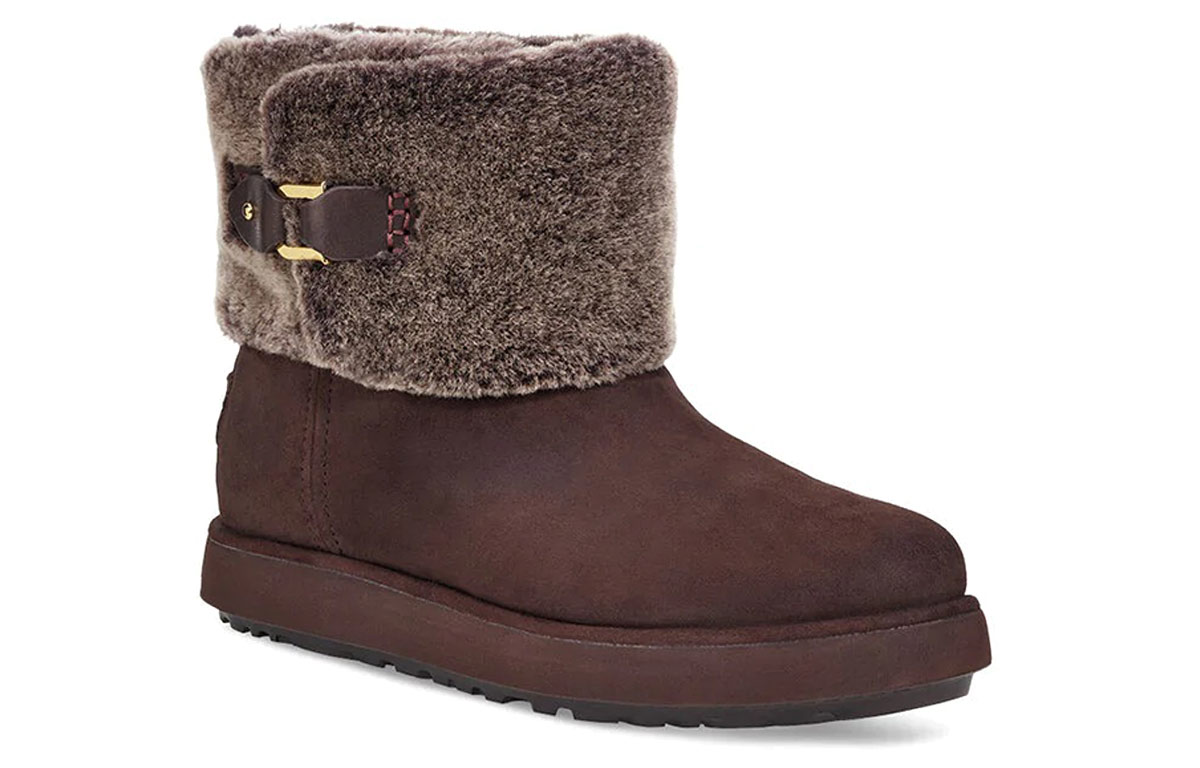 (W) UGG Classic Berge Mini 'Dark Red' 圖 3