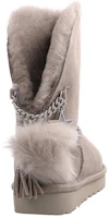 Purchase UGG 經典閃耀款迷你绒面保暖舒适短筒雪地靴女款卡其色