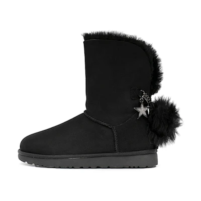 (W) UGG Classic Bling Charm Boot 'Black'