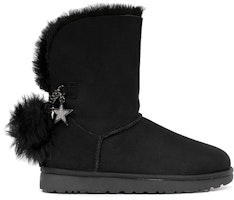 (W) UGG クラシック ブリング チャーム ブーツ (ブラック) 1095717-BLK Order (W) UGG クラシック ブリング チャーム ブーツ (ブラック) 1095717-BLK