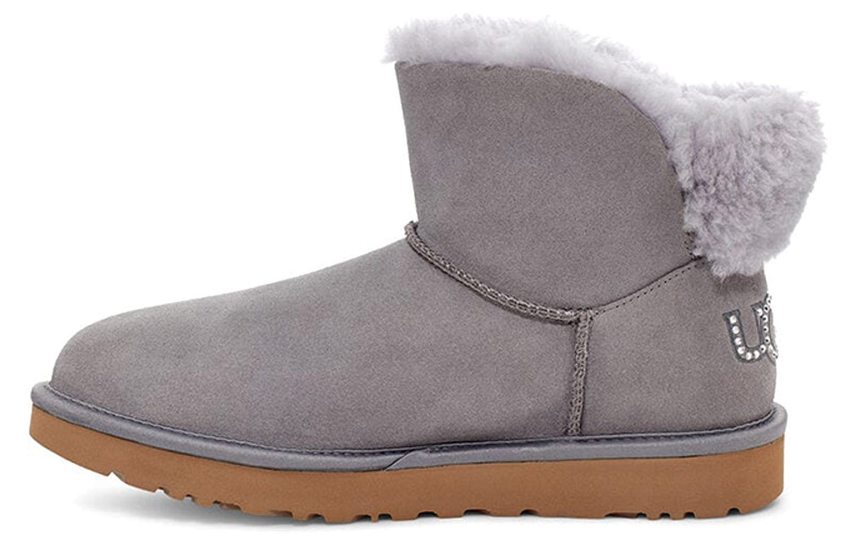 (Women) UGG Classic Bling Mini 'Grey Purple' 1118839-SAMT
