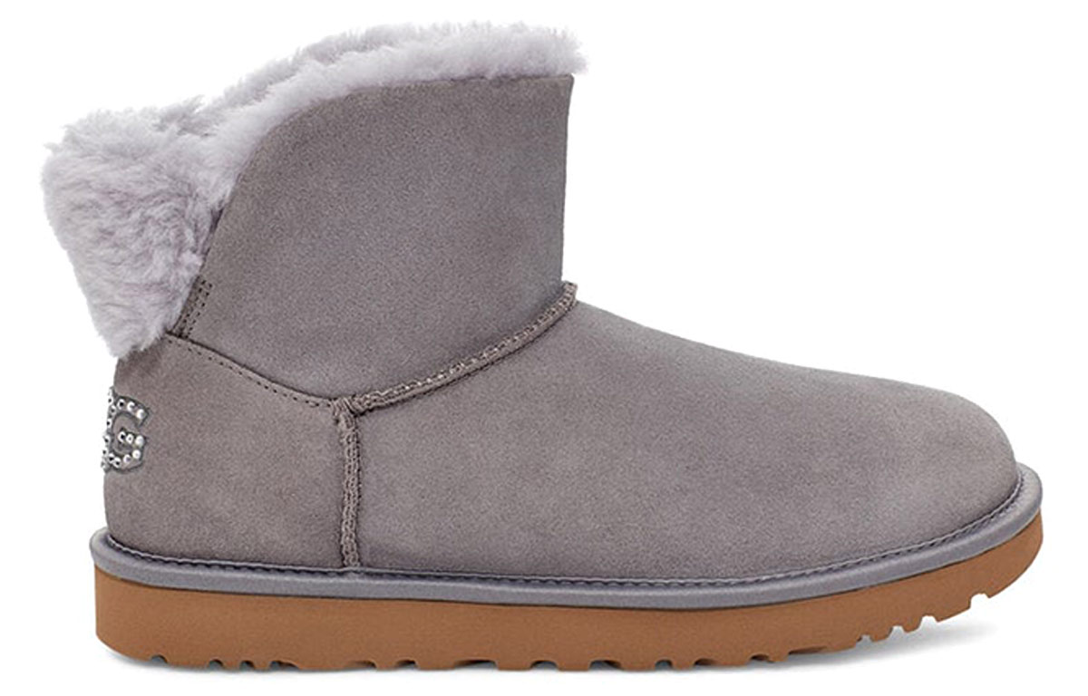 Order (W) UGG Classic Bling Mini 'Kelabu Ungu' 1118839-SAMT