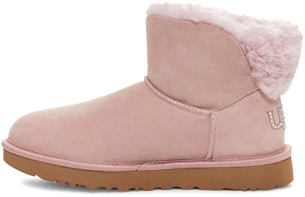 UGG 經典閃耀迷你款雪地靴 女性 粉色 Buy UGG 經典閃耀迷你款雪地靴 女性 粉色