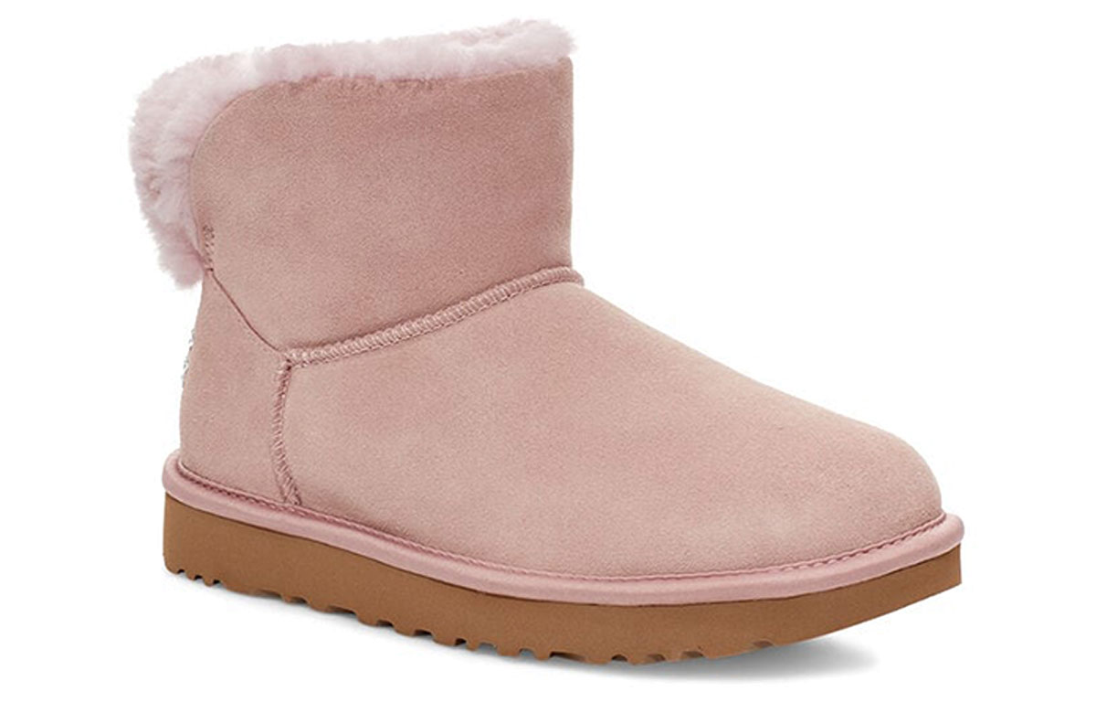 Lookbook UGG 經典閃耀迷你款雪地靴 女性 粉色