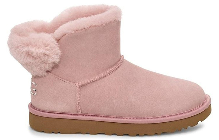 Order (W) UGG Classic Bling Mini Berbulu Pink 1105364-PCRY