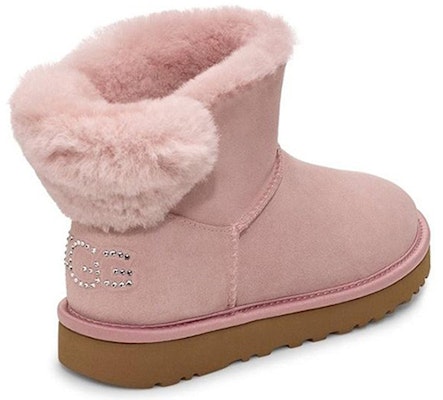 (Women) UGG Classic Bling Mini Fleece Lined Pink 1105364-PCRY Shop (Women) UGG Classic Bling Mini Fleece Lined Pink 1105364-PCRY