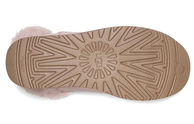Details for (W) UGG Classic Bling Mini Fleece Berbulu Warna Merah Muda 1105364-PCRY