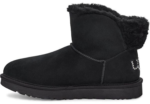 (Women) UGG Classic Bling Mini Snow Boots Black 1118839-BLK Buy (Women) UGG Classic Bling Mini Snow Boots Black 1118839-BLK
