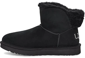 (Women) UGG Classic Bling Mini Snow Boots Black 1118839-BLK (Women) UGG Classic Bling Mini Snow Boots Black 1118839-BLK
