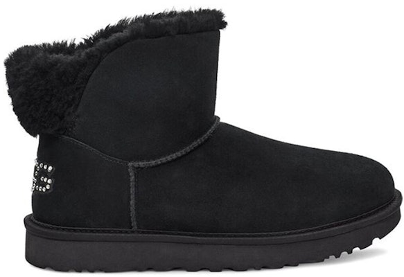 (Women) UGG Classic Bling Mini Snow Boots Black 1118839-BLK Order (Women) UGG Classic Bling Mini Snow Boots Black 1118839-BLK