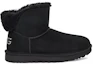 Order UGG 經典閃亮迷你絨面圓頭厚底加絨保暖短筒雪地靴 女款 黑色