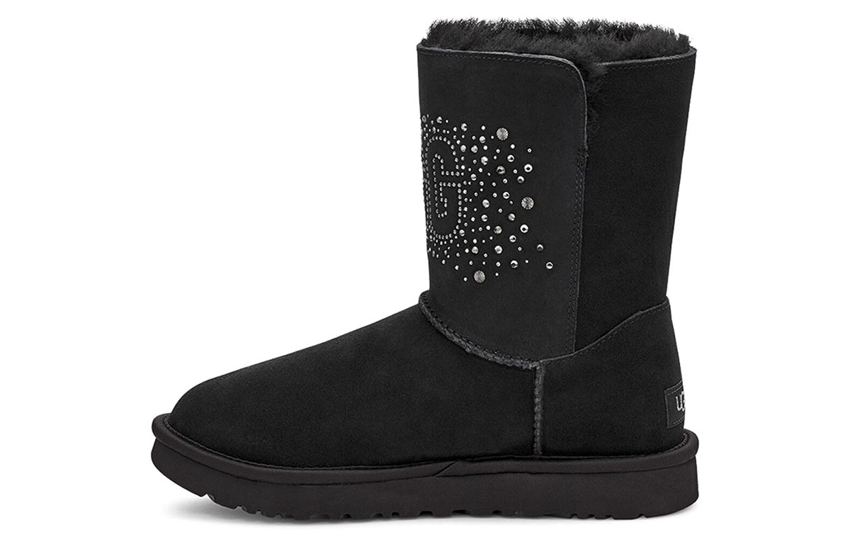 (Women) UGG Classic Bling Snow Boots Black 1112495-BLK
