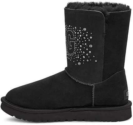 (W) UGG Classic Bling Sepatu Salju Hitam 1112495-BLK Buy (W) UGG Classic Bling Sepatu Salju Hitam 1112495-BLK