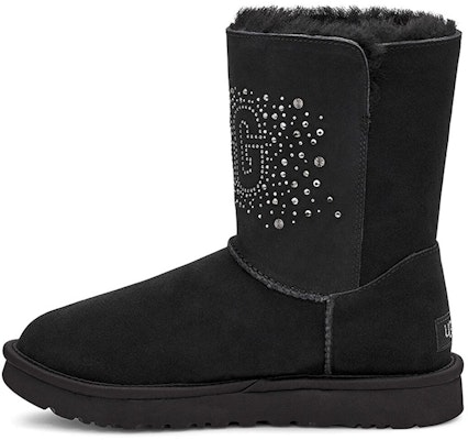 (Women) UGG Classic Bling Snow Boots Black 1112495-BLK Buy (Women) UGG Classic Bling Snow Boots Black 1112495-BLK