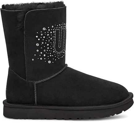 (W) UGG Classic Bling Sepatu Salju Hitam 1112495-BLK Order (W) UGG Classic Bling Sepatu Salju Hitam 1112495-BLK