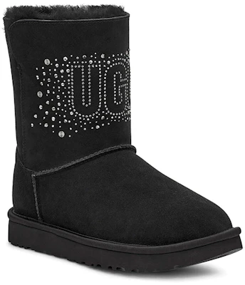 (W) UGG Classic Bling Sepatu Salju Hitam 1112495-BLK Lookbook (W) UGG Classic Bling Sepatu Salju Hitam 1112495-BLK