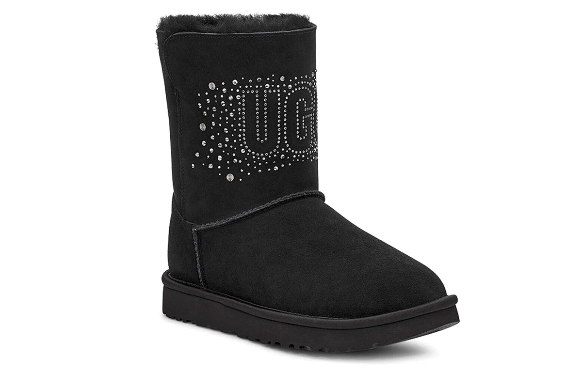 Lookbook (W) UGG Classic Bling Sepatu Salju Hitam 1112495-BLK