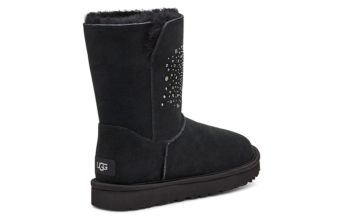Shop (W) UGG Classic Bling Sepatu Salju Hitam 1112495-BLK