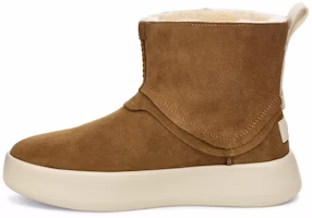 (Women) UGG Classic Boom Boot Fleece Lined Brown 1104613-CHE